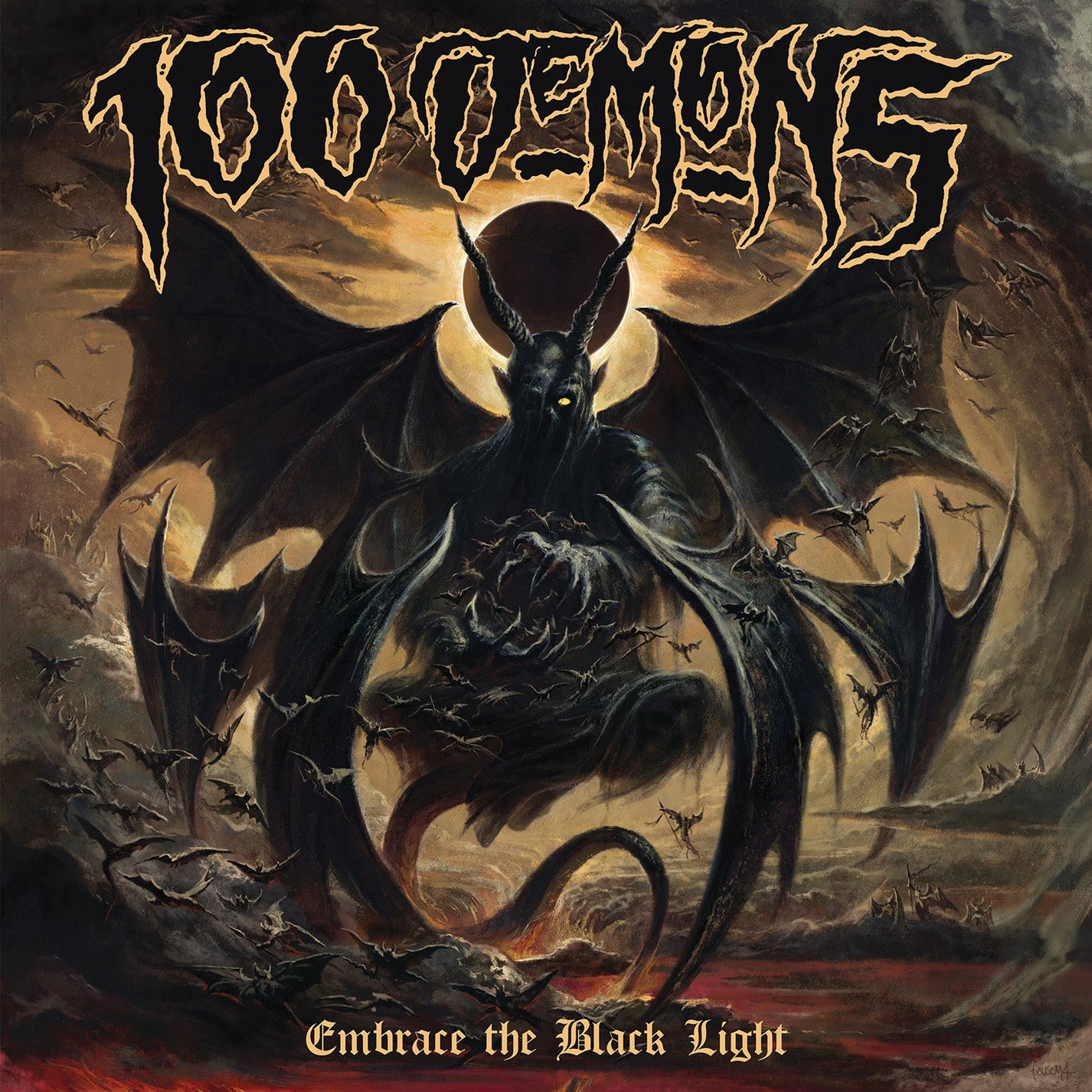 100 DEMONS "Embrace The Black Light" CD - Evil Greed
