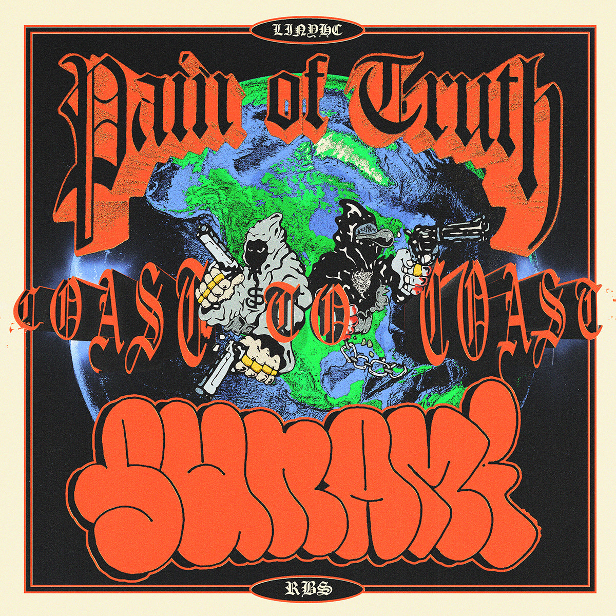 PAIN OF TRUTH / SUNAMI "Coast 2 Coast Split" 12"