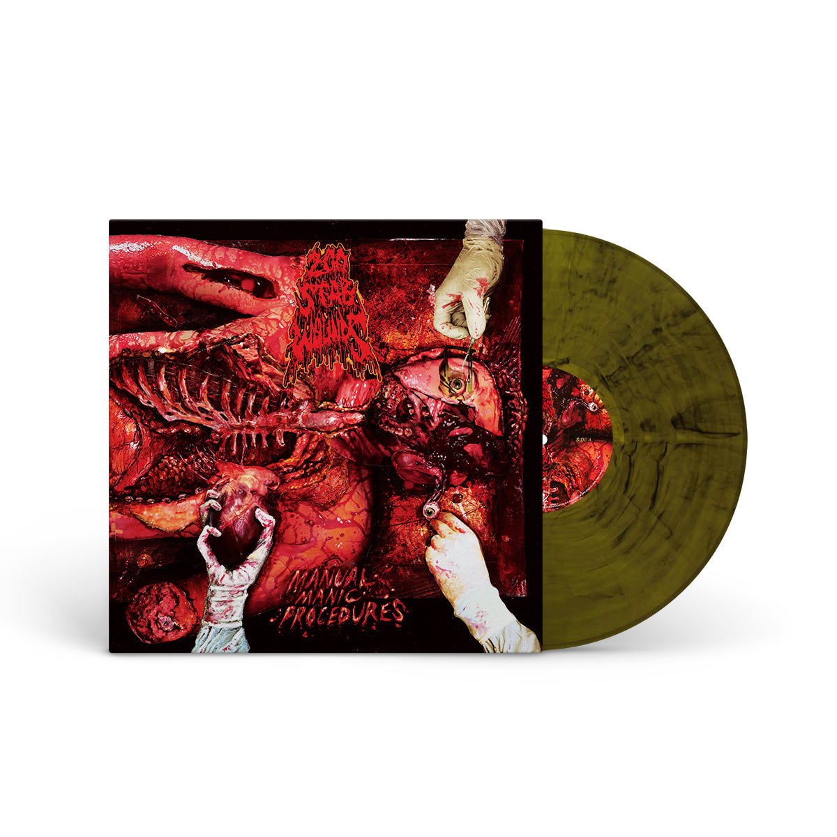 200 STAB WOUNDS &quot;Manual Manic Procedures&quot; LP SEAWEED MARBLED