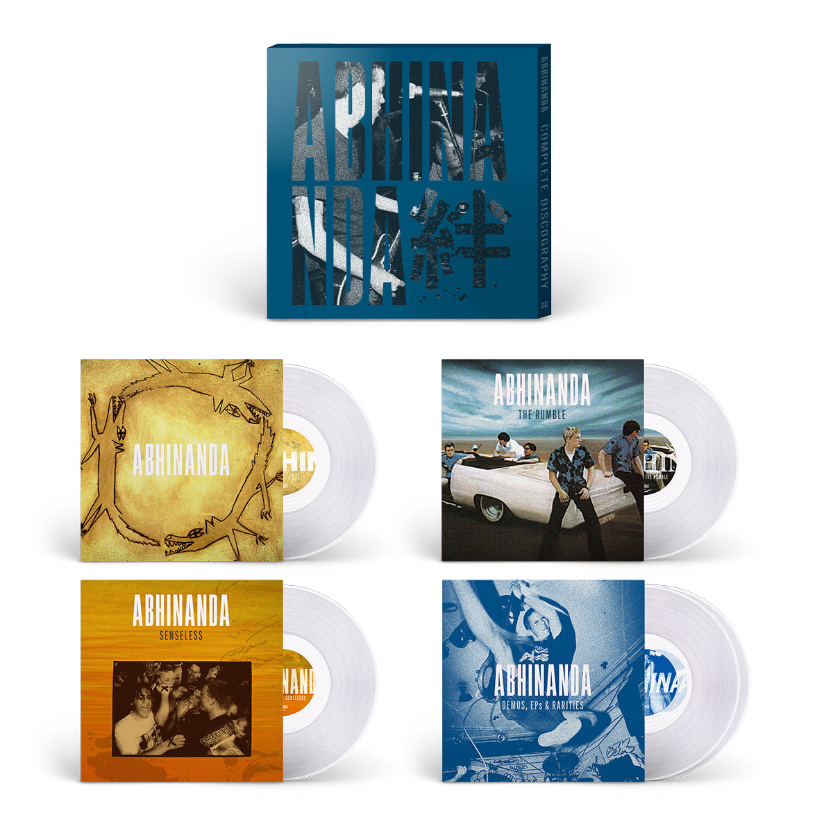 ABHINANDA &quot;Complete Discography&quot; Vinyl Boxset ULTRA CLEAR