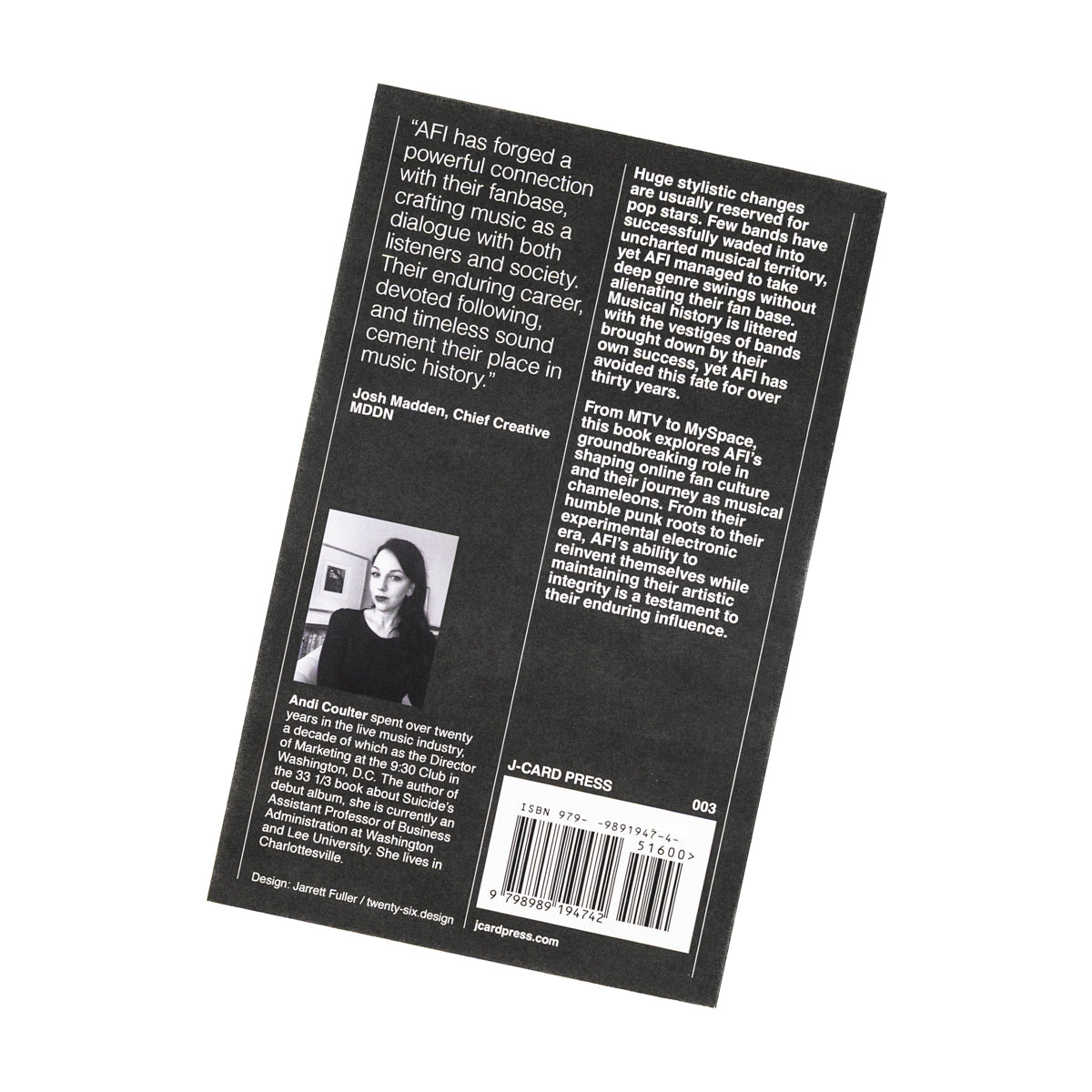 ANDI COULTER &quot;AFI&quot; Book