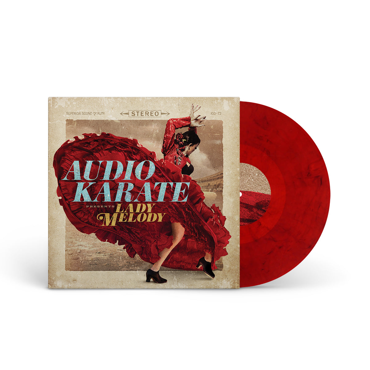 AUDIO KARATE &quot;Lady Melody&quot; LP GYPSYQUEEN RED MARBLE