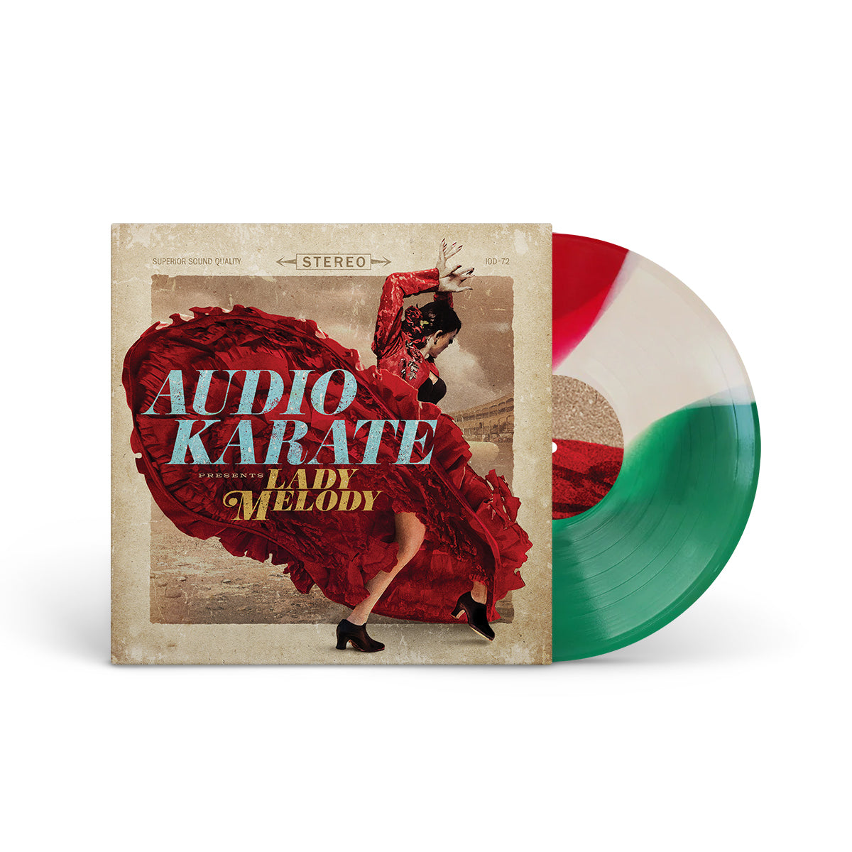 AUDIO KARATE &quot;Lady Melody&quot; LP MEXICAN FLAG