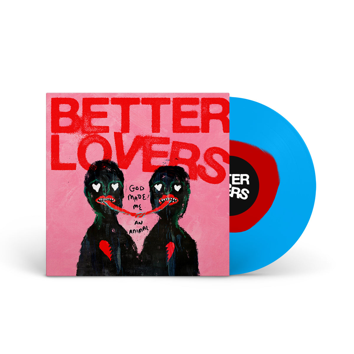 BETTER LOVERS &quot;God Made Me An Animal&quot; 12&quot; RED IN BLUE