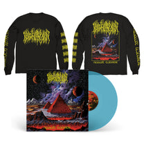 BLOOD INCANTATION &quot;Absolute Elsewhere&quot; LP + Longsleeve Bundle TRANS. TURQUOISE