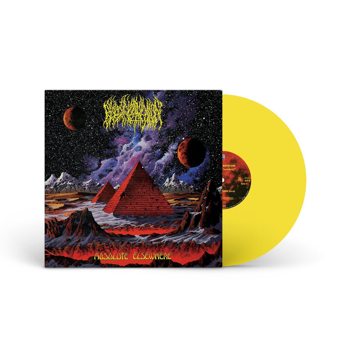 BLOOD INCANTATION "Absolute Elsewhere" LP TRANSPARENT YELLOW