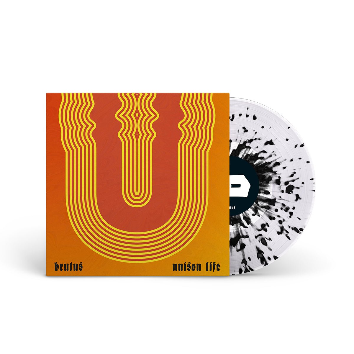BRUTUS "Unison Life" LP CLEAR W BLACK SPLATTER (BAND EXCLUSIVE)
