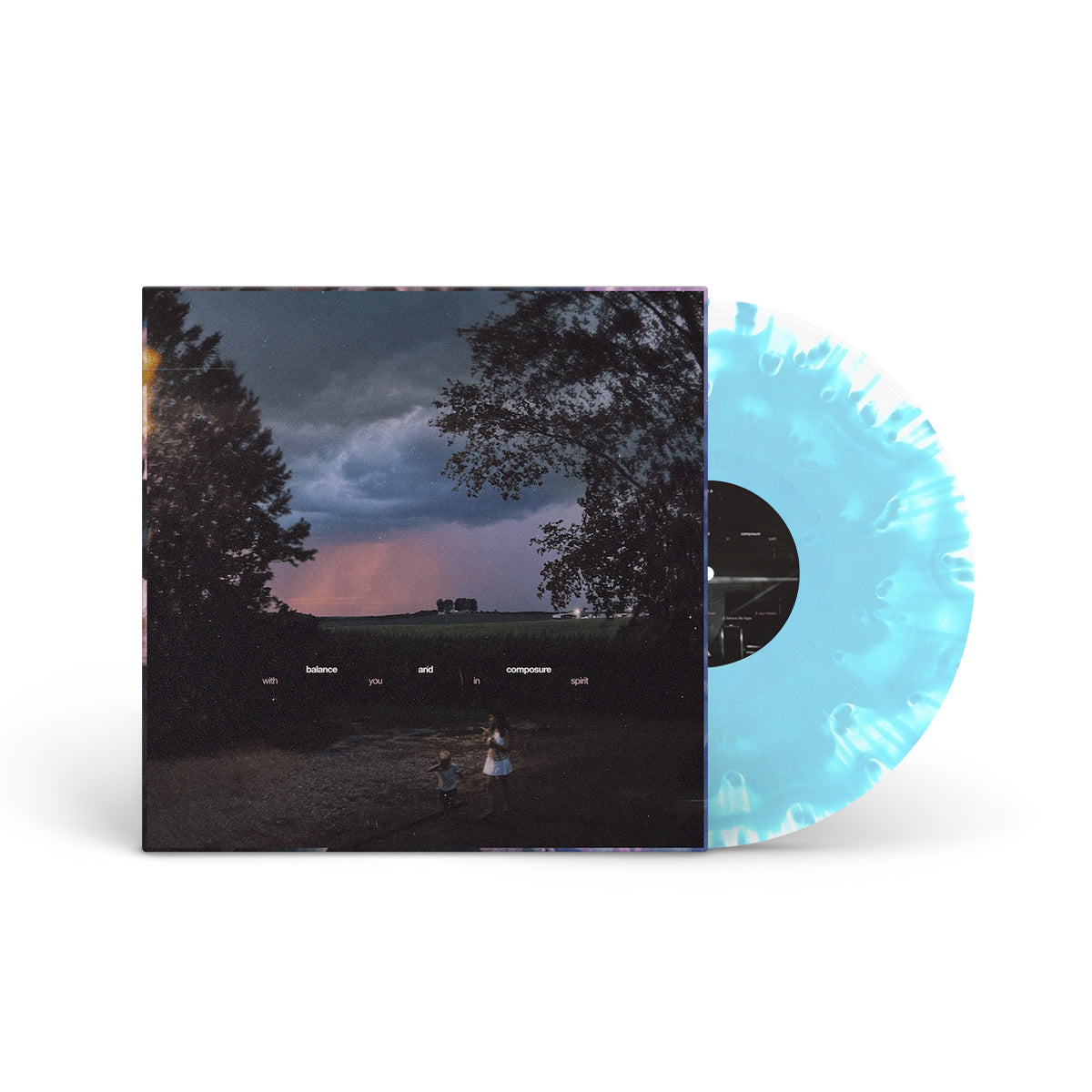 BALANCE &amp; COMPOSURE &quot;With You In Spirit&quot; LP CLOUDY BABY BLUE