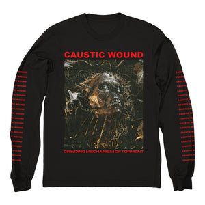 CAUSTIC WOUND "Grinding Mechanism Of Torment" LP + Longsleeve Bundle