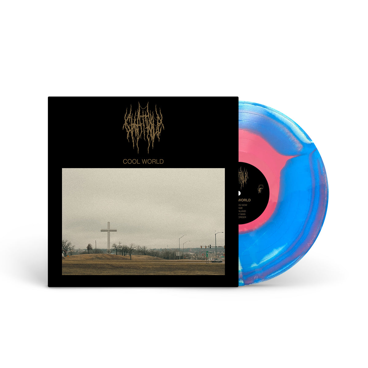 CHAT PILE &quot;Cool World&quot; LP BURGUNDY AQUA BLUE MUSTARD MERGE (EG EXCLUSIVE)