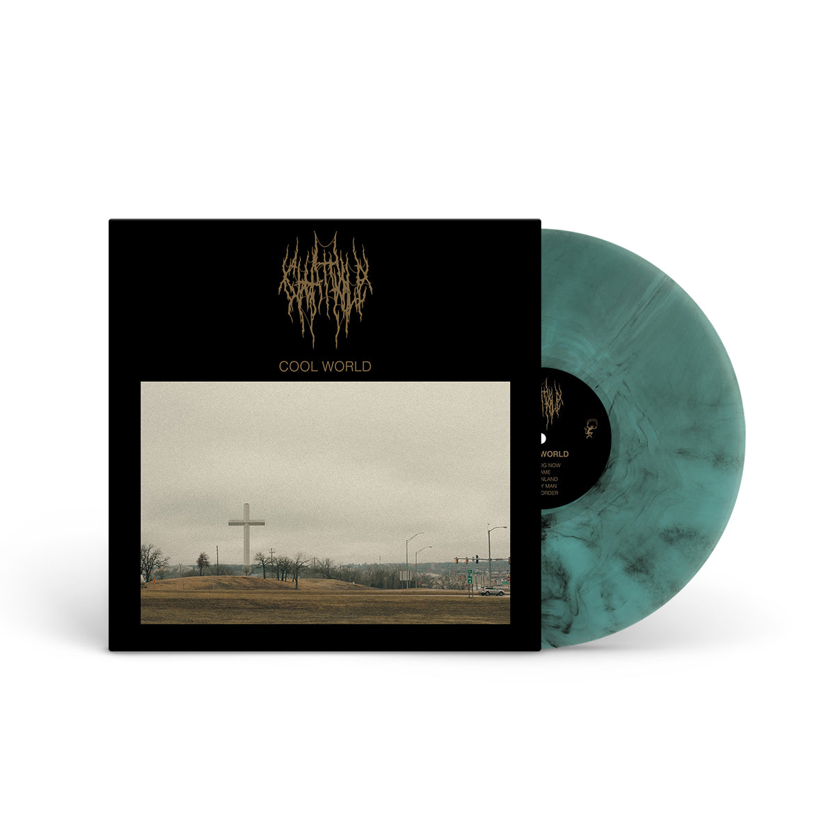 CHAT PILE &quot;Cool World&quot; LP ICE BLUE W BLACK MARBLE