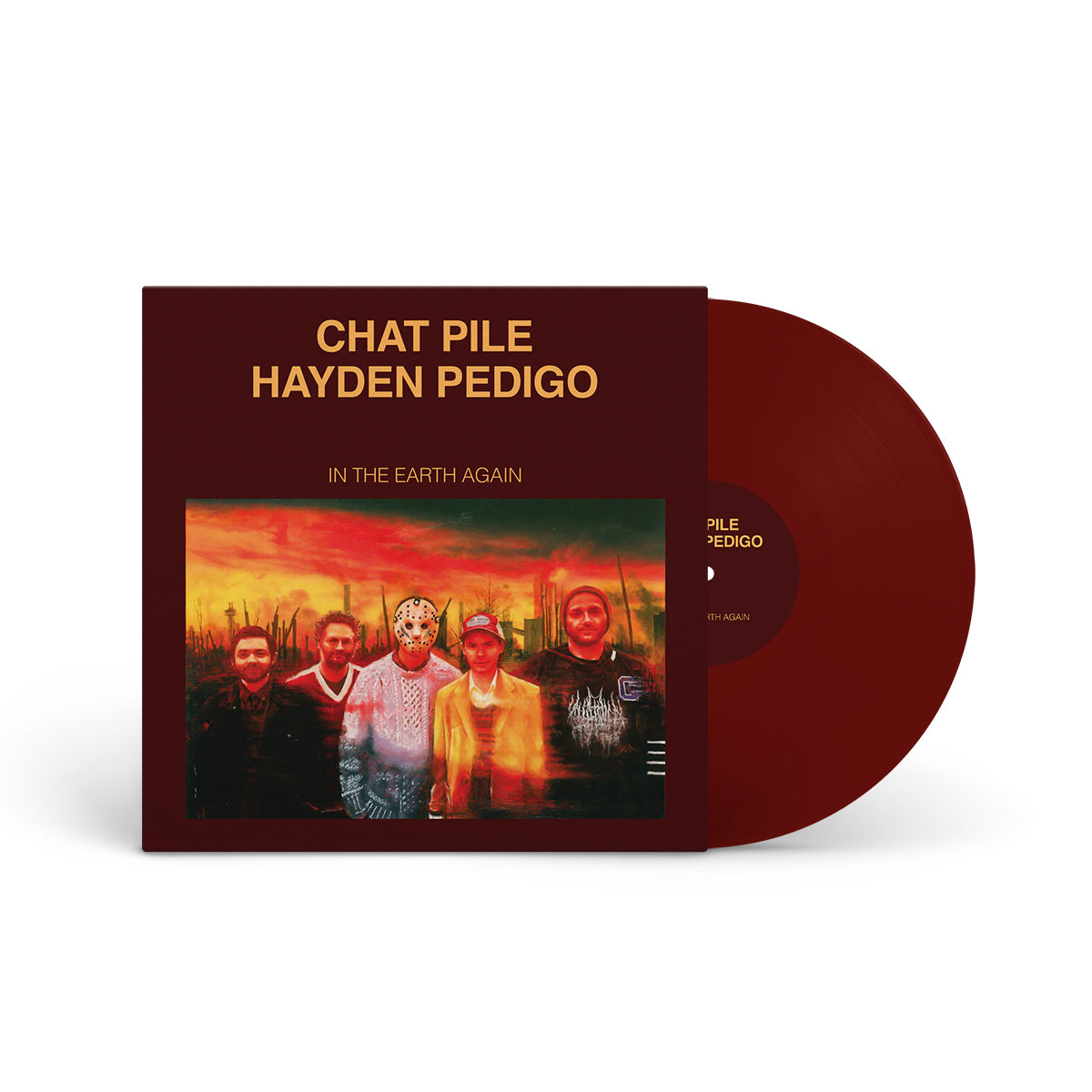 CHAT PILE &amp; HAYDEN PEDIGO &quot;In The Earth Again&quot; LP OXBLOOD