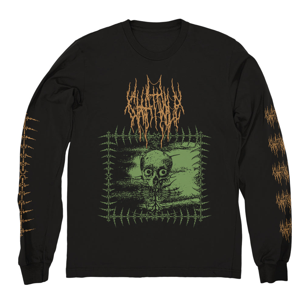 CHAT PILE "Green Skull" Longsleeve