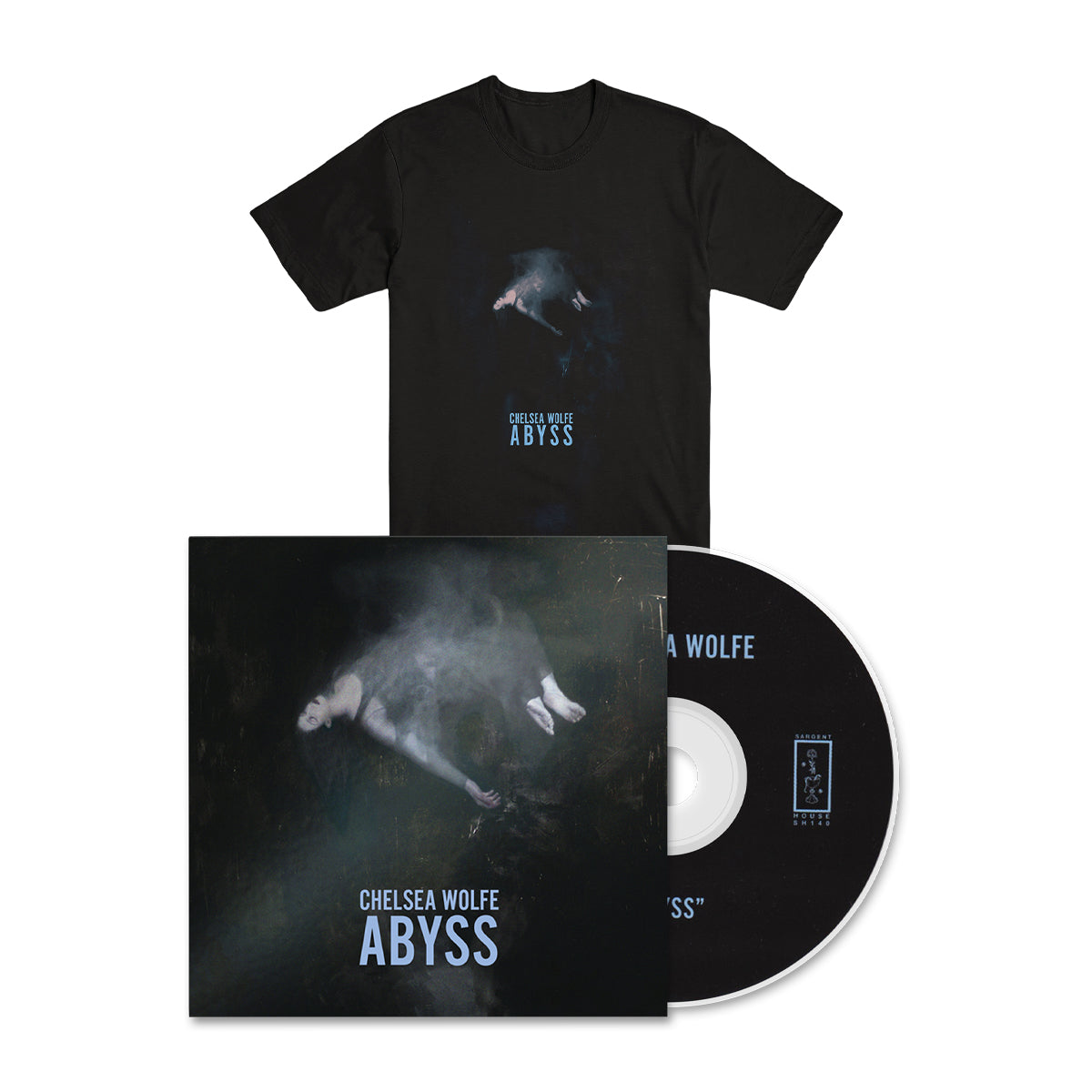 CHELSEA WOLFE &quot;Abyss - Album Cover&quot; CD + T-Shirt Bundle