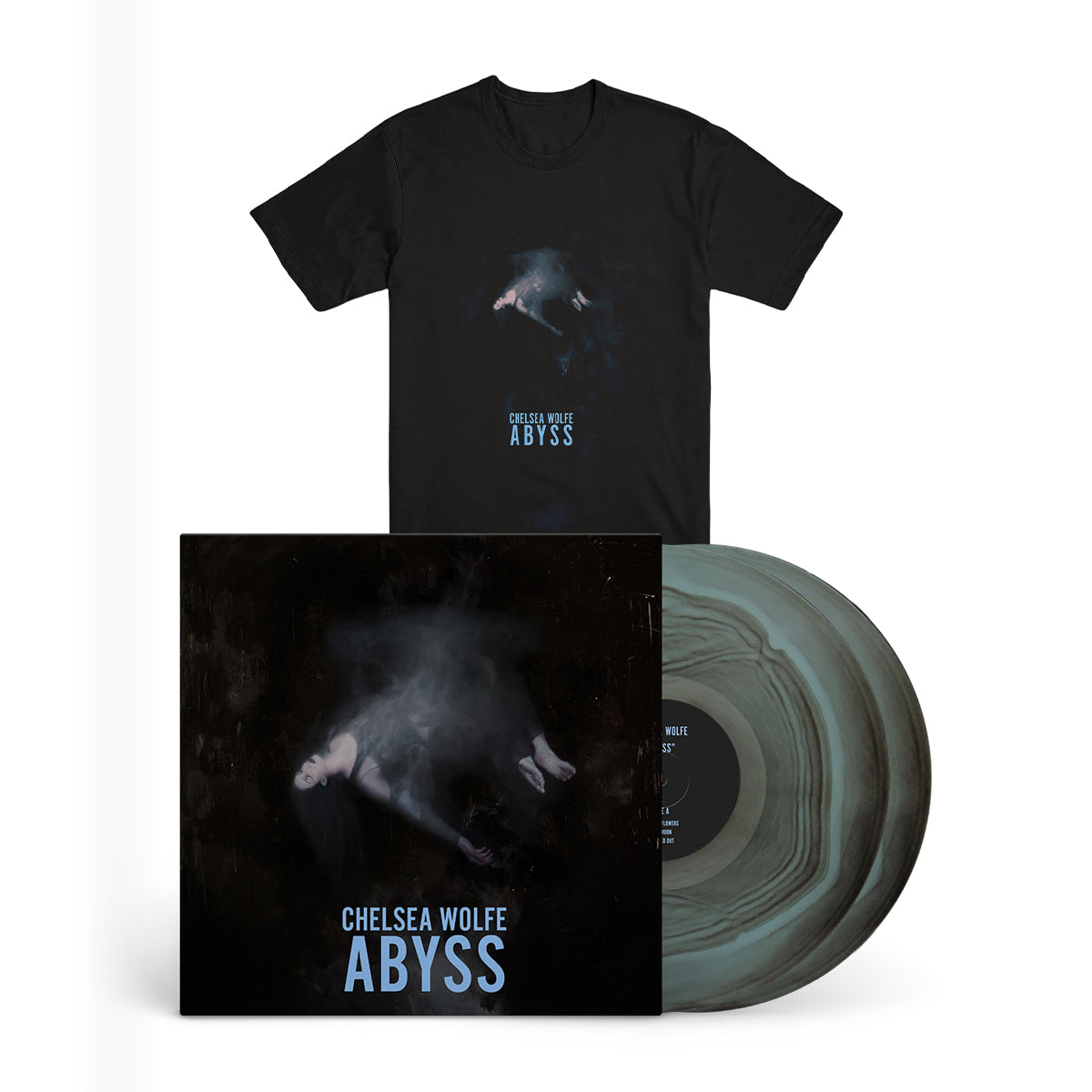 CHELSEA WOLFE &quot;Abyss - Album Cover&quot; 2xLP + T-Shirt Bundle