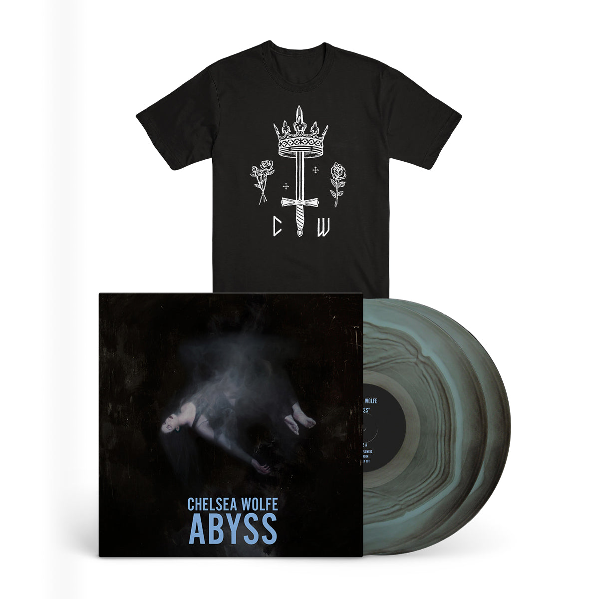 CHELSEA WOLFE &quot;Abyss - Queen Of Swords&quot; 2xLP + T-Shirt Bundle