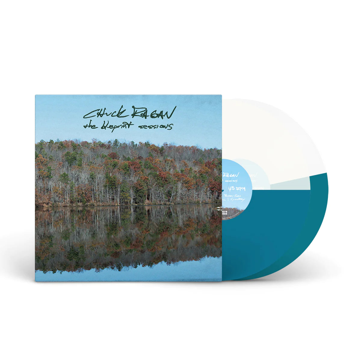 CHUCK RAGAN &quot;The Blueprint Sessions&quot; LP MILKY CLEAR AQUA BLUE &amp; WHITE SEA BLUE