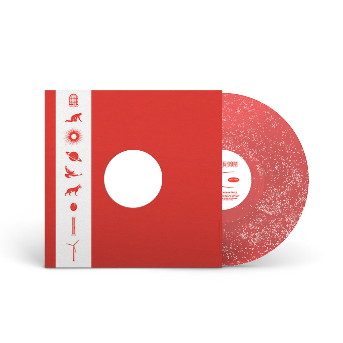 CLOAKROOM &quot;Last Leg Of The Human Table&quot; LP RED W GLITTER (RED VERSION)