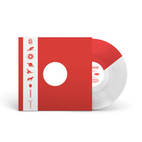 CLOAKROOM &quot;Last Leg Of The Human Table&quot; LP RED &amp; WHITE SPLIT (RED VERSION)