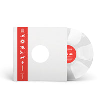 CLOAKROOM &quot;Last Leg Of The Human Table&quot; LP WHITE &amp; CLEAR CORNETTO (WHITE VERSION)