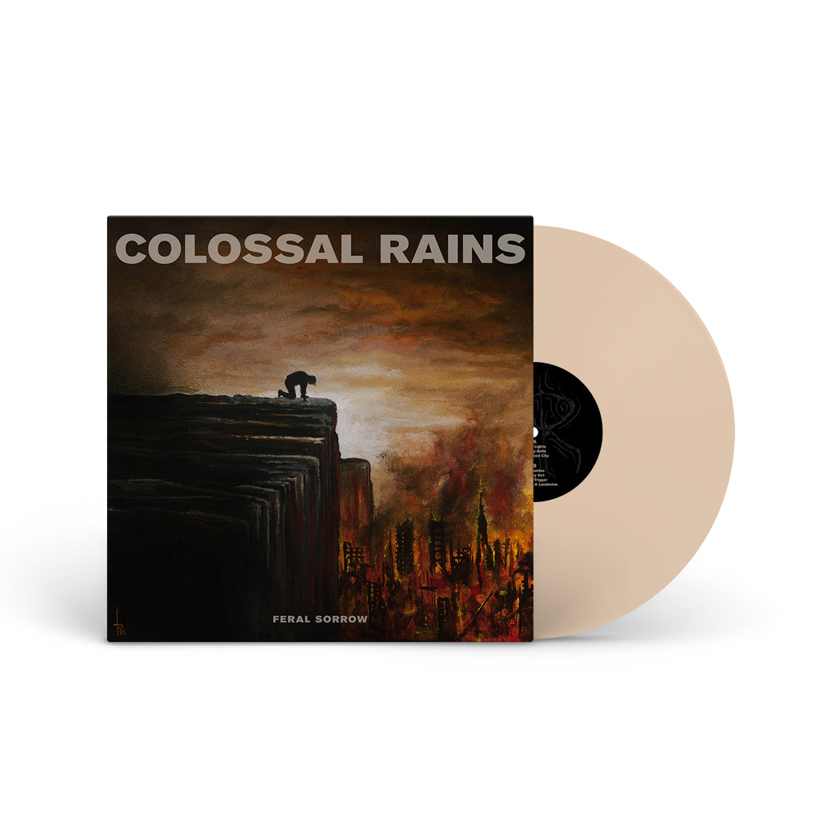 COLOSSAL RAINS &quot;Feral Sorrow&quot; LP BONE WHITE