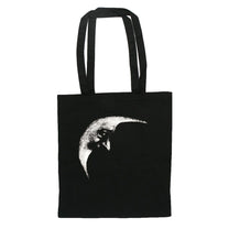 CRIPPLED BLACK PHOENIX "Crecent Moon" Tote Bag