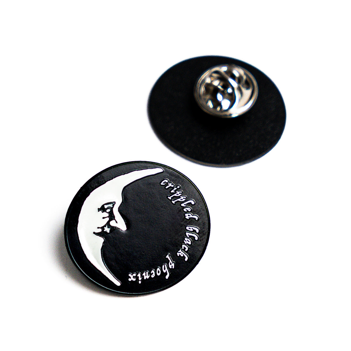 CRIPPLED BLACK PHOENIX "Crescent Moon" Enamel Pin