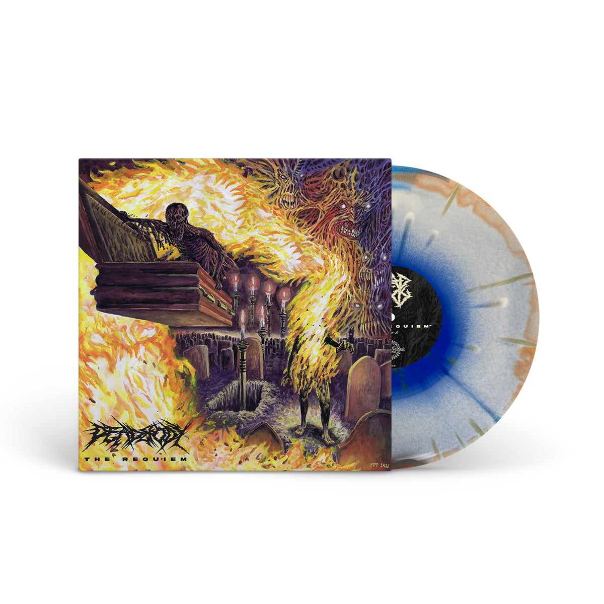 DEADBODY &quot;The Requiem&quot; LP BLUE WHITE ORANGE SPLATTER