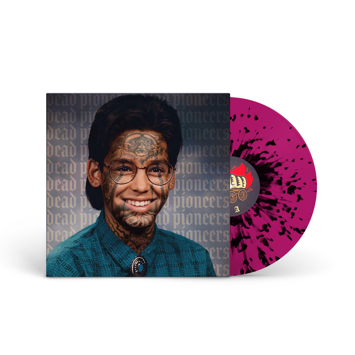 DEAD PIONEERS &quot;Dead Pioneers&quot; LP MAGENTA W BLACK SPLATTER