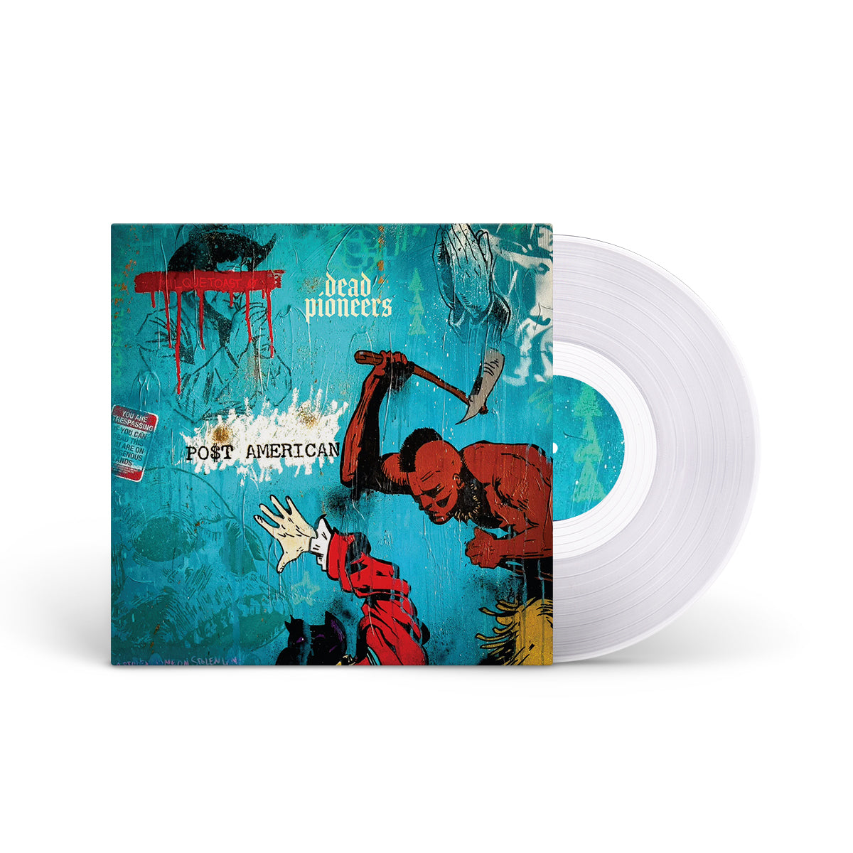 DEAD PIONEERS &quot;Po$t American&quot; LP CRYSTAL CLEAR