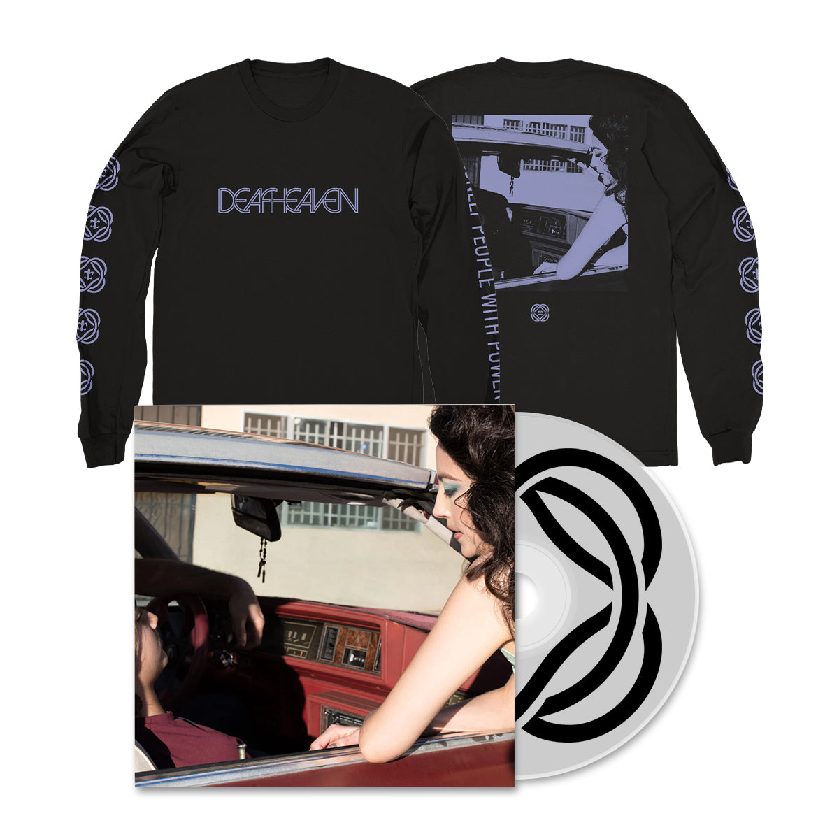DEAFHEAVEN &quot;Lonely People With Power&quot; CD + Longsleeve Bundle 2X-LARGE