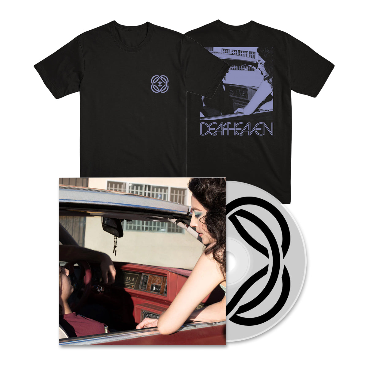 DEAFHEAVEN &quot;Lonely People With Power&quot; CD + T-Shirt Bundle 2X-LARGE