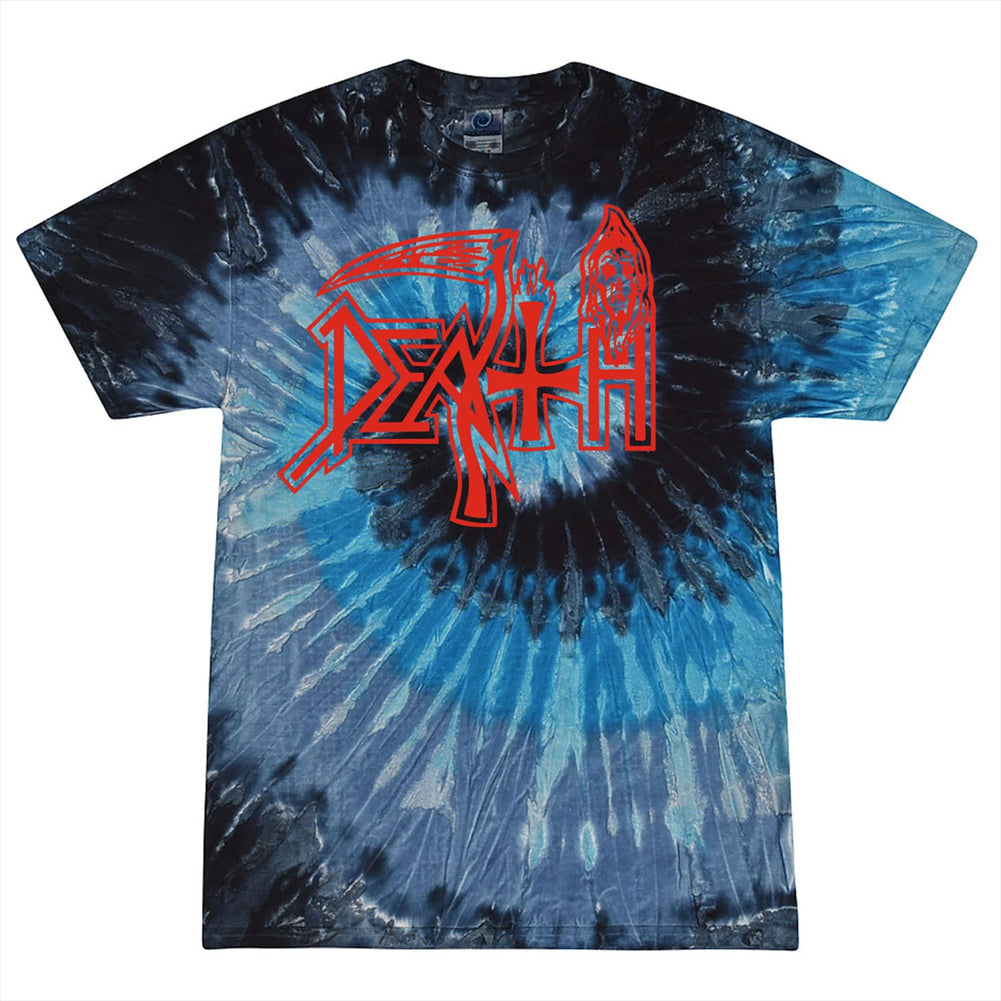 DEATH &quot;Mid Era Logo - Tie Dye&quot; T-Shirt