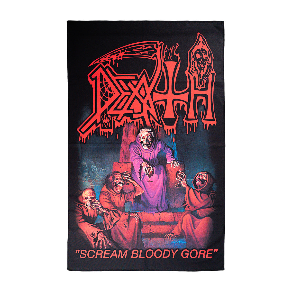 DEATH &quot;Scream Bloody Gore - Rectangular&quot; Flag