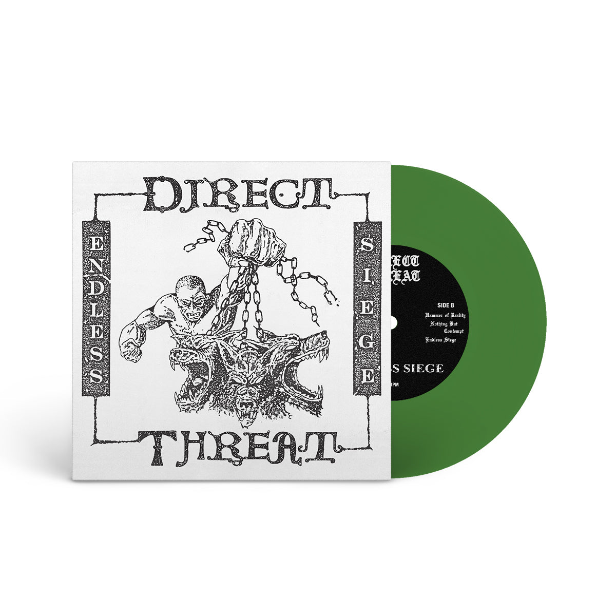 DIRECT THREAT &quot;Endless Siege&quot; 7&quot; TRANSPARENT GREEN