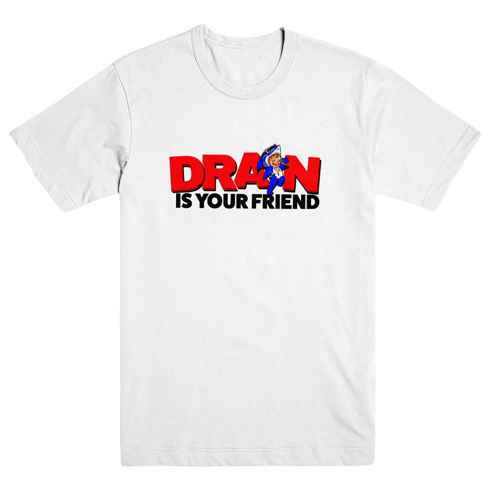 DRAIN &quot;Is Your Friend - White&quot; T-Shirt