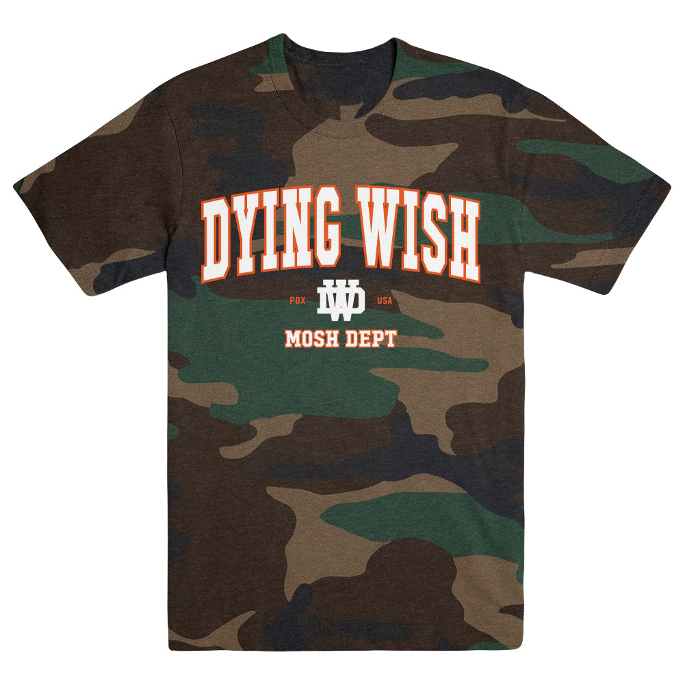 DYING WISH &quot;Mosh Dept. Camo&quot; T-Shirt