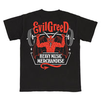 EVIL GREED &quot;Heavy Music - Black&quot; T-Shirt