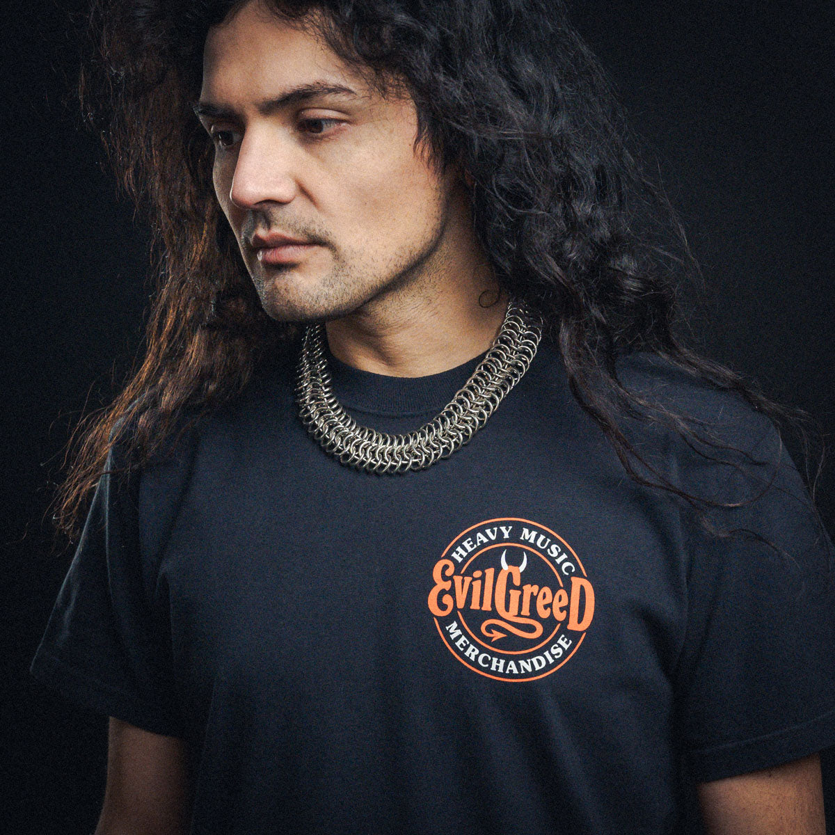 EVIL GREED &quot;Heavy Music - Black&quot; T-Shirt