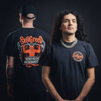 EVIL GREED &quot;Heavy Music - Black&quot; T-Shirt