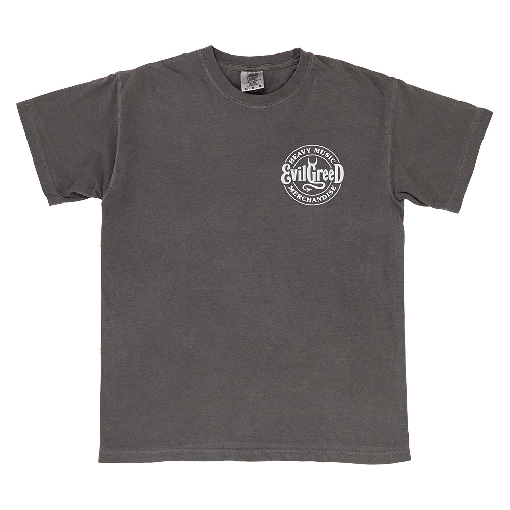 EVIL GREED &quot;Heavy Music - Grey&quot; T-Shirt