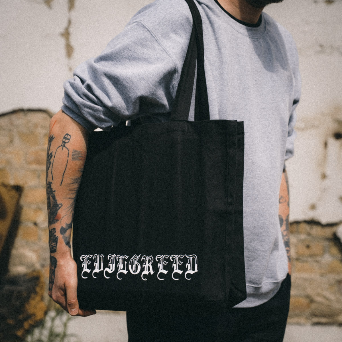 EVIL GREED &quot;Home Of Heavy&quot; Tote Bag