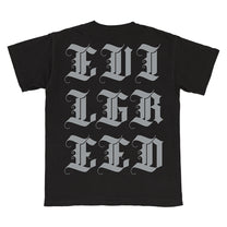 EVIL GREED &quot;Letters - Black&quot; T-Shirt