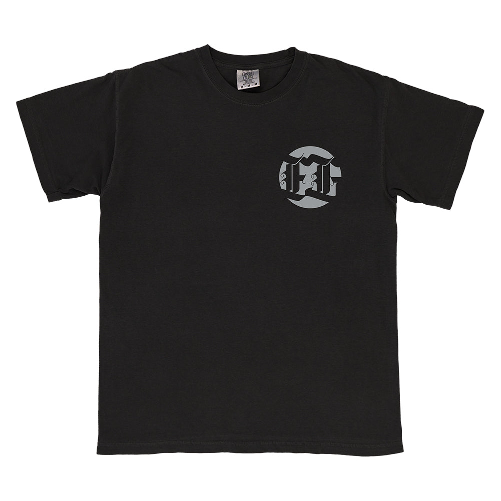 EVIL GREED &quot;Letters - Black&quot; T-Shirt