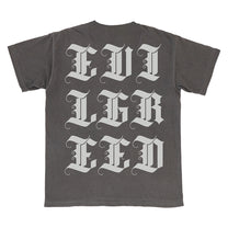 EVIL GREED &quot;Letters - Grey&quot; T-Shirt