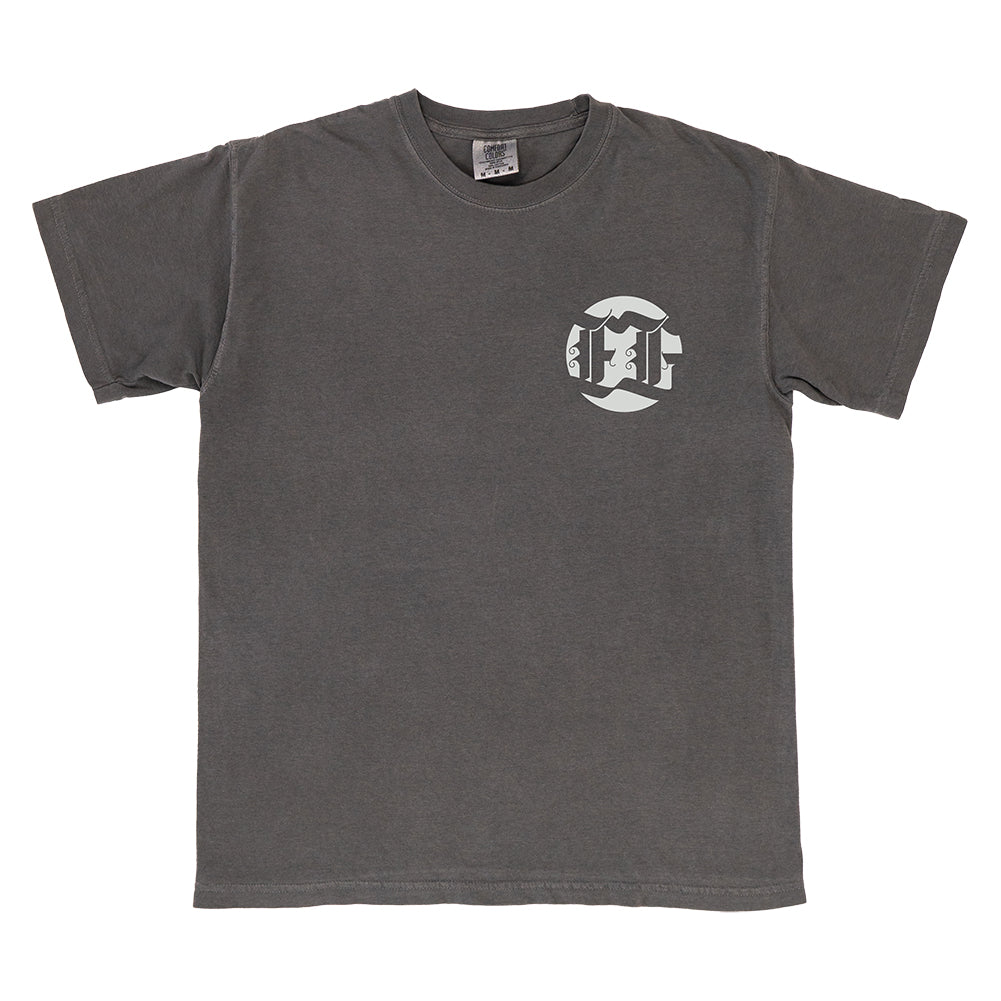 EVIL GREED &quot;Letters - Grey&quot; T-Shirt