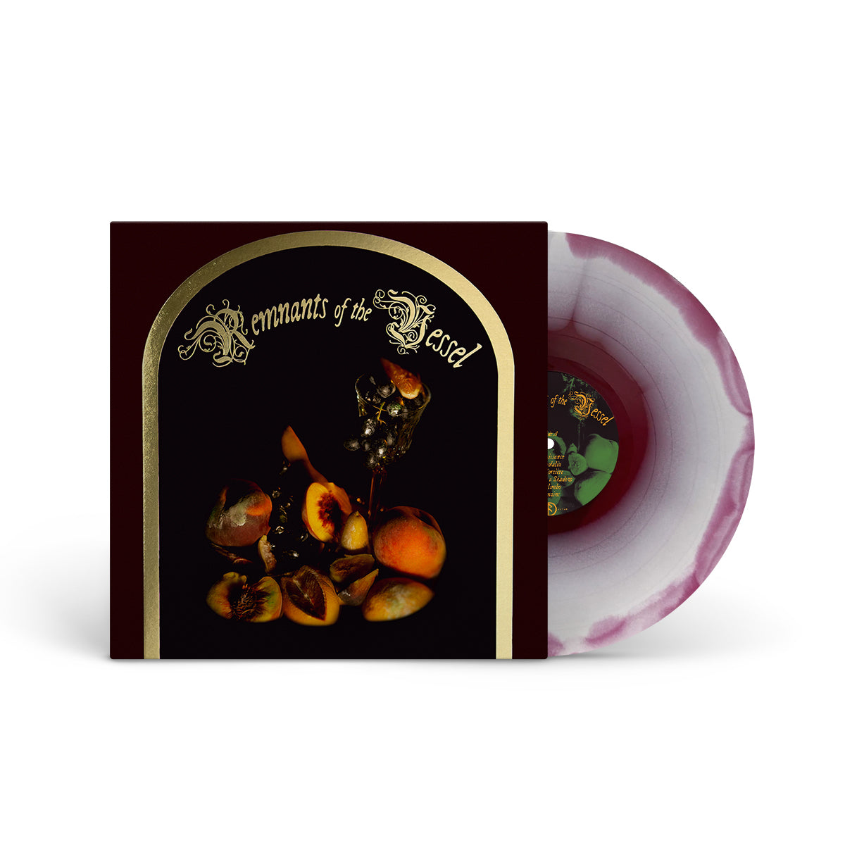 FAETOOTH &quot;Remnants Of The Vessel&quot; LP MAGENTA &amp; WHITE INK SPOT