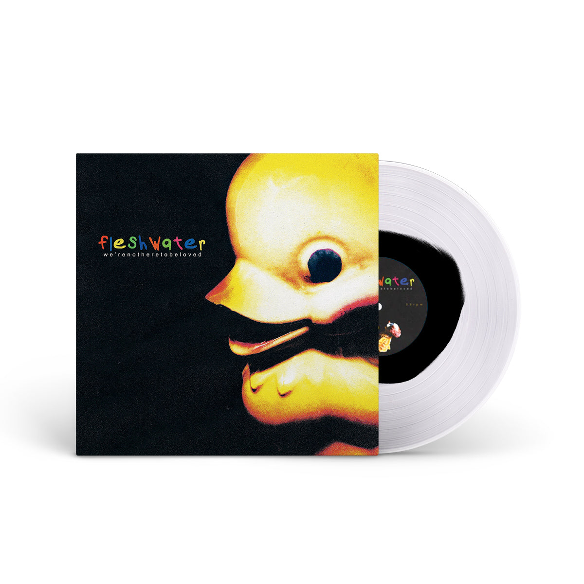 FLESHWATER &quot;We&#39;re Not Here To Be Loved&quot; LP BLACK IN CLEAR