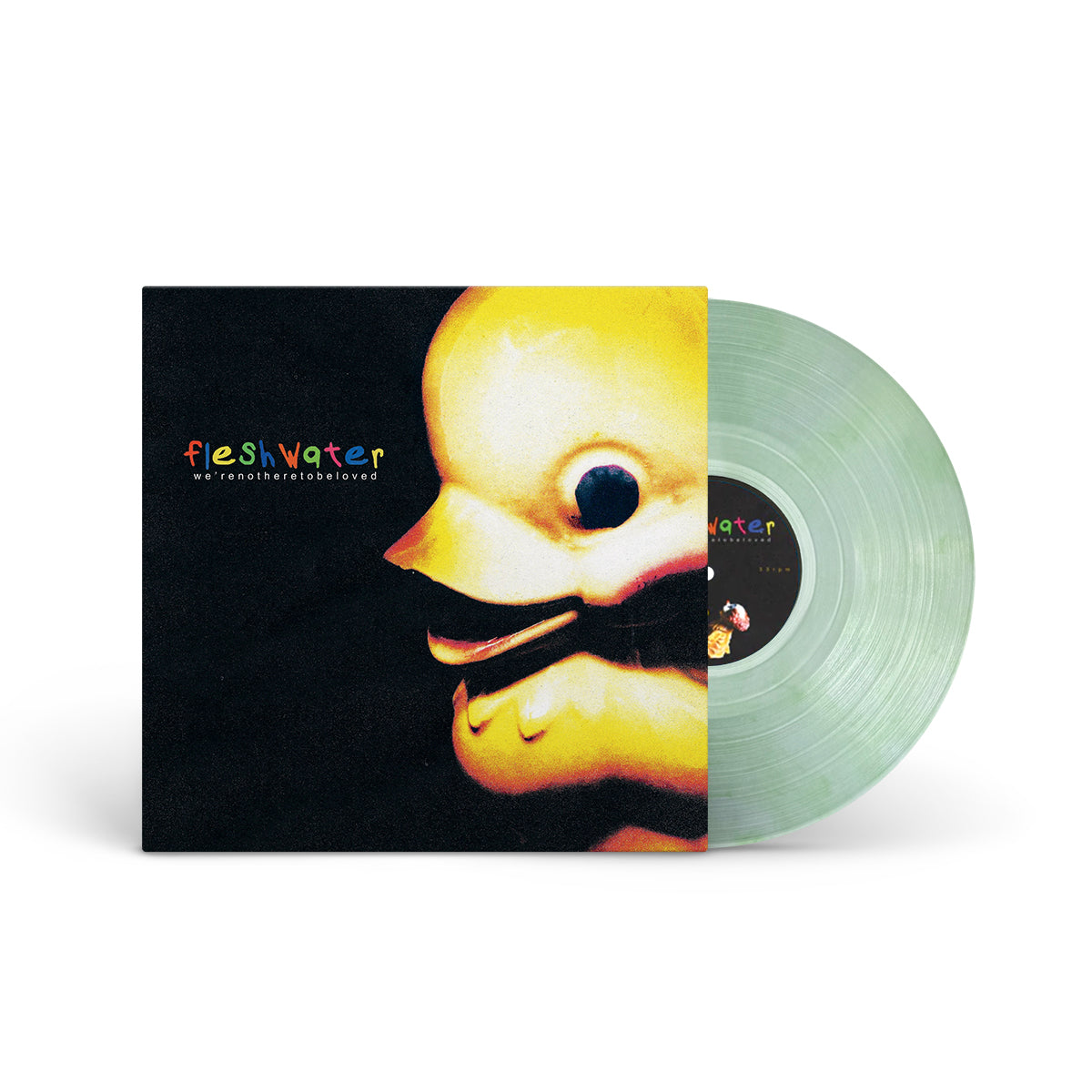 FLESHWATER &quot;We&#39;re Not Here To Be Loved&quot; LP CLEAR GREEN