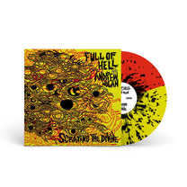 FULL OF HELL &amp; ANDREW NOLAN "Scraping The Divine" LP RED YELLOW W BLACK SPLATTER